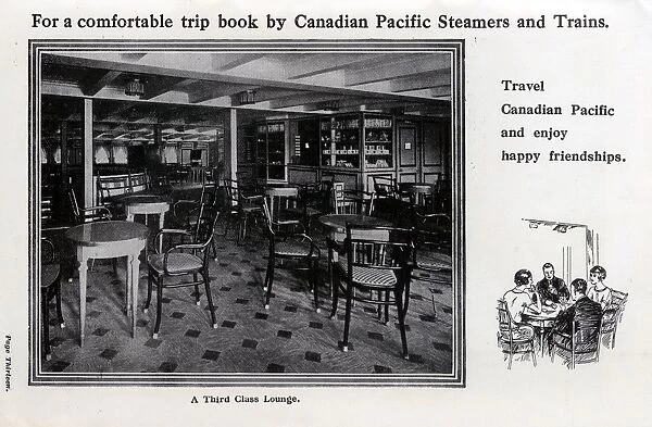 Canadian Pacific Third Class Lounge