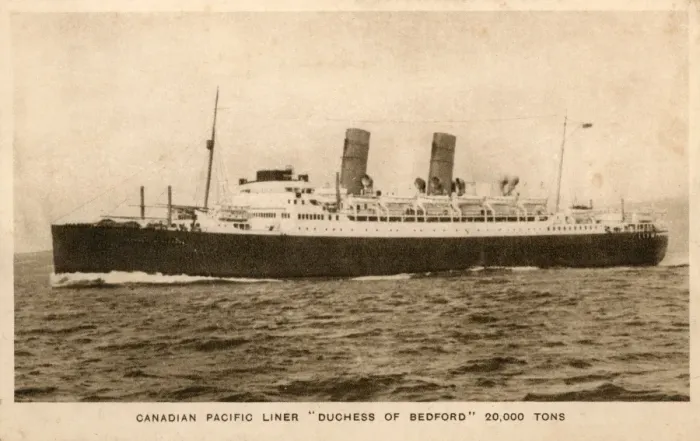Framed Print : Canadian Pacific Liner - Duchess of Bedford Framed Print : Canadian Pacific Liner - Duchess of Bedford