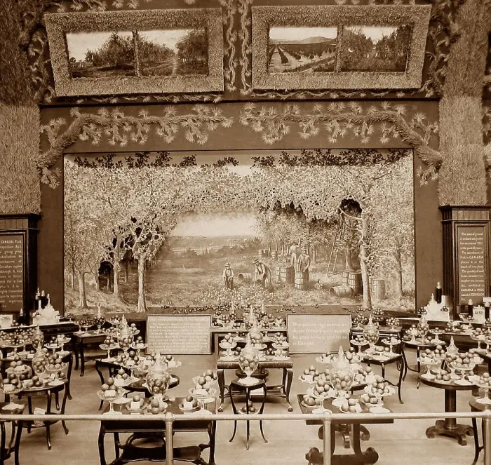 Framed Print : Canadian Palace Apple Exhibit, Franco British Framed Print : Canadian Palace Apple Exhibit, Franco British