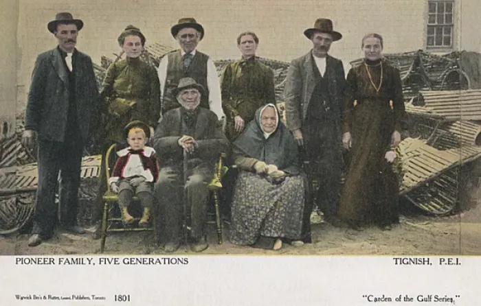 Framed Print : Canadian Pioneers - Five Generations Framed Print : Canadian Pioneers - Five Generations
