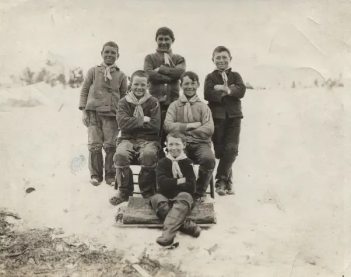 Framed Print : Canadian scouts in Newfoundland and Labrador Framed Print : Canadian scouts in Newfoundland and Labrador