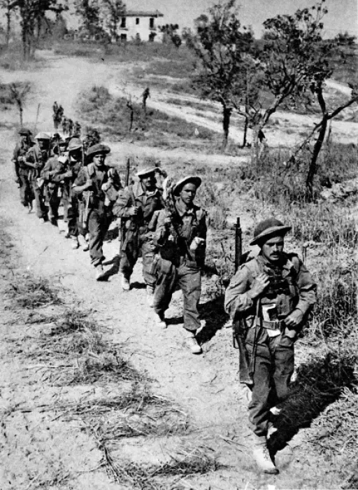 Framed Print : Canadian Troops of the Eighth Army, Italy; Second World War Framed Print : Canadian Troops of the Eighth Army, Italy; Second World War