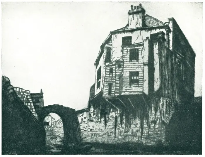 Framed Print : Canal Building Framed Print : Canal Building