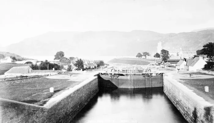 Framed Print : Canal locks at Fort Augustus, Inverness, Scotland Framed Print : Canal locks at Fort Augustus, Inverness, Scotland