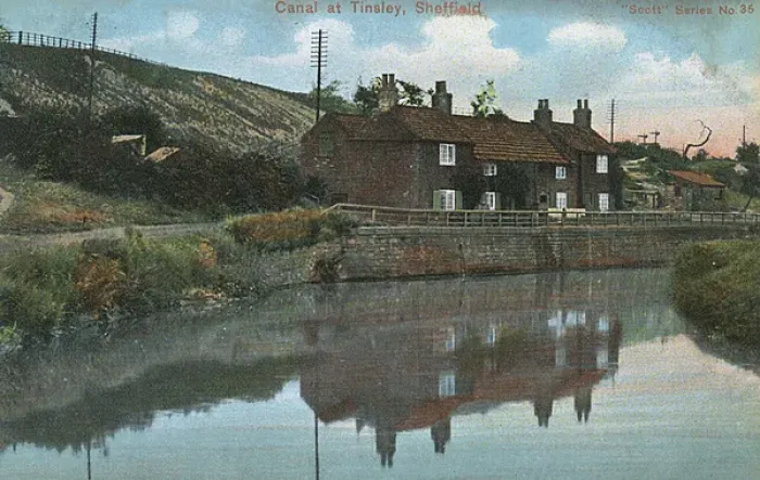 Framed Print : Canal at Tinsley, Sheffield Framed Print : Canal at Tinsley, Sheffield