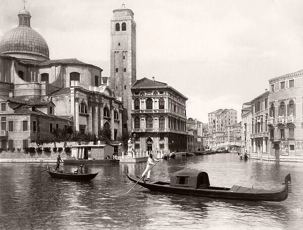 Canal view Venice, Italy, gondola
