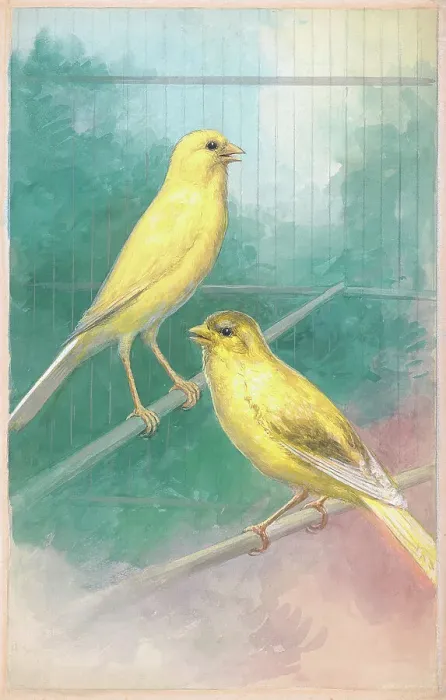 Framed Print : Canaries by Charles Howard Framed Print : Canaries by Charles Howard
