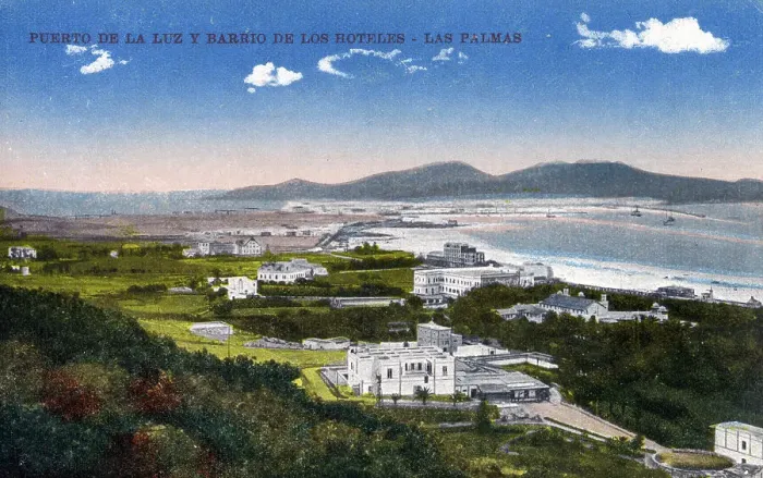 Framed Print : Canaries - Puerto de la Luz - Hotel District, Las Palmas Framed Print : Canaries - Puerto de la Luz - Hotel District, Las Palmas