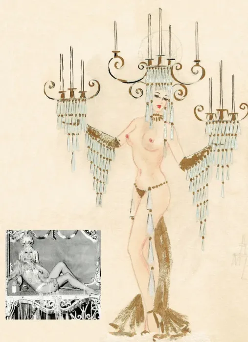 Framed Print : Candela - Murrays Cabaret Club costume design Framed Print : Candela - Murrays Cabaret Club costume design