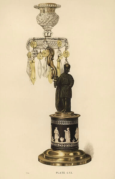 Candlelabra in bronze and ormolu