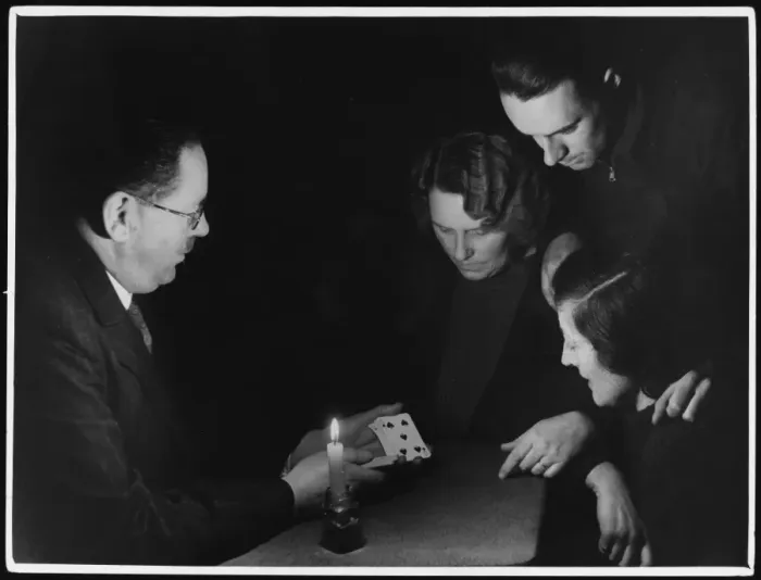 Framed Print : Candlelit Card Trick Framed Print : Candlelit Card Trick