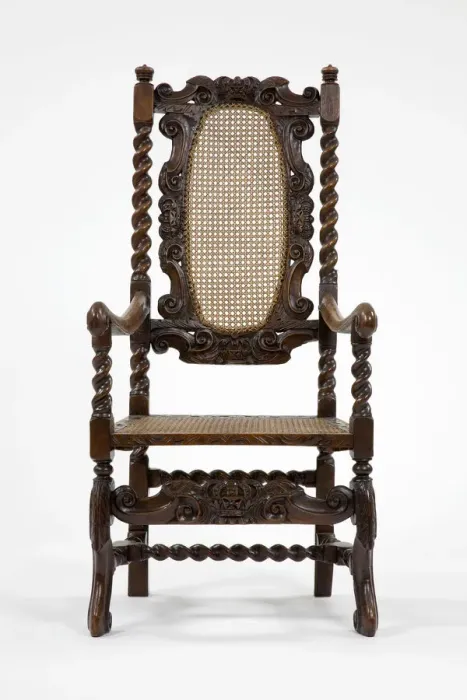 Framed Print : Caned armchair Framed Print : Caned armchair