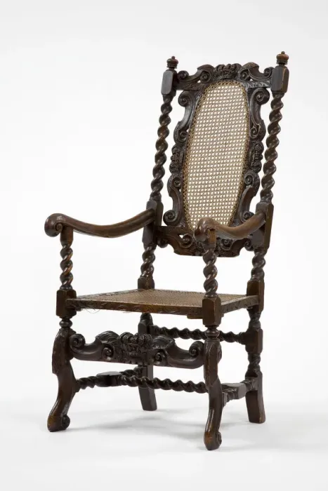 Framed Print : Caned armchair Framed Print : Caned armchair