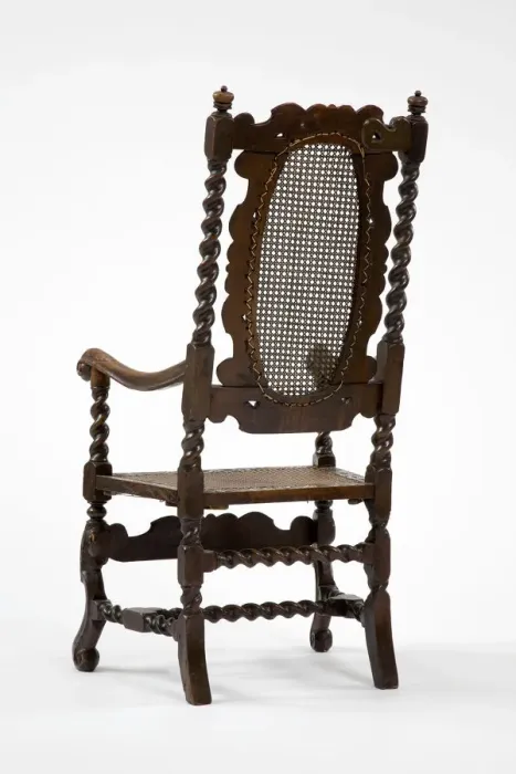 Framed Print : Caned armchair Framed Print : Caned armchair