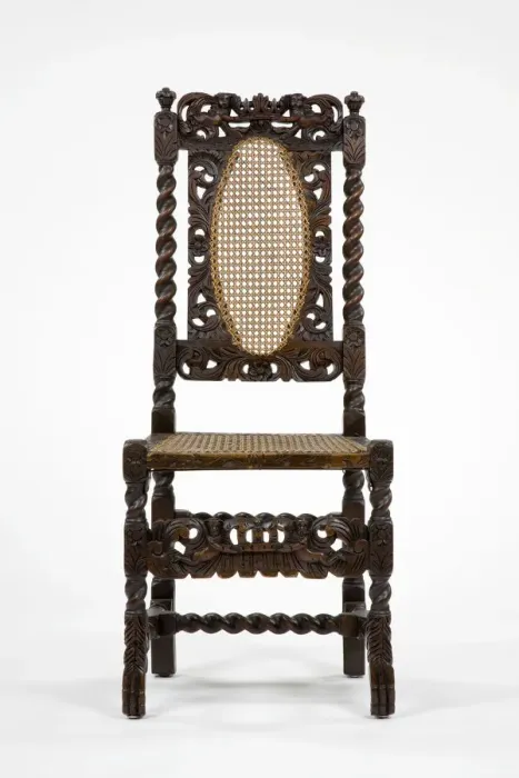 Framed Print : Caned chair Framed Print : Caned chair