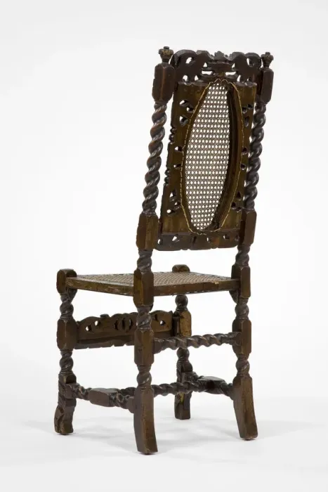 Framed Print : Caned chair Framed Print : Caned chair
