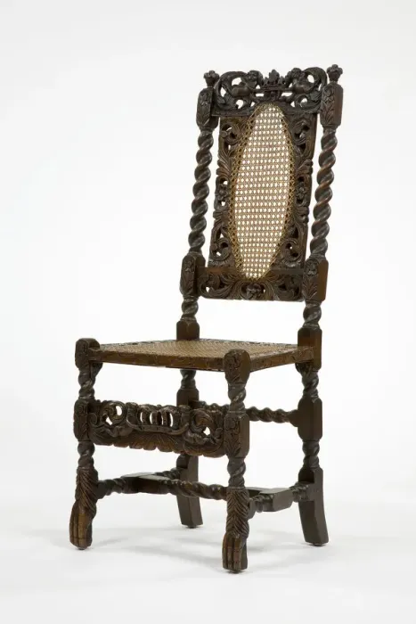Framed Print : Caned chair Framed Print : Caned chair