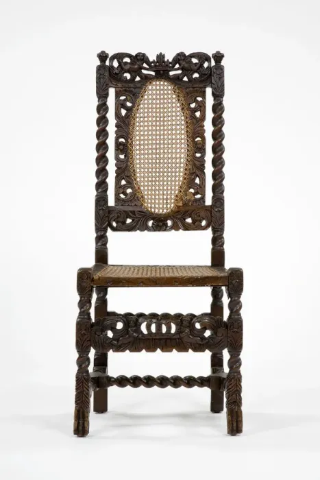 Framed Print : Caned chair Framed Print : Caned chair