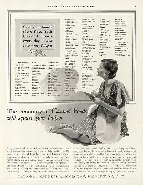 Canned Foods Advert