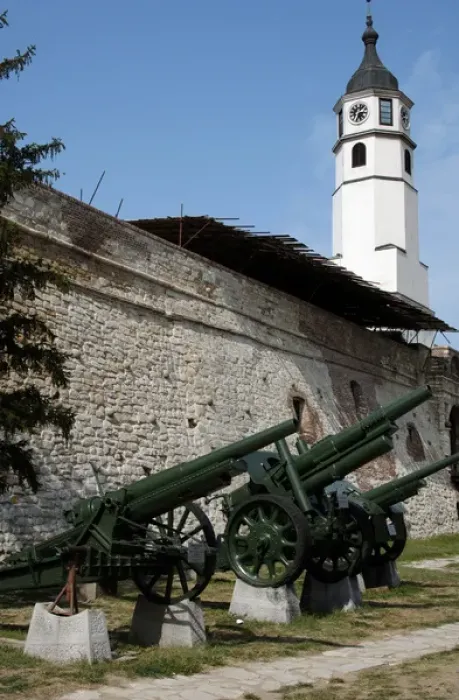 Framed Print : Cannons. Military Museum. Belgrade. Serbia
