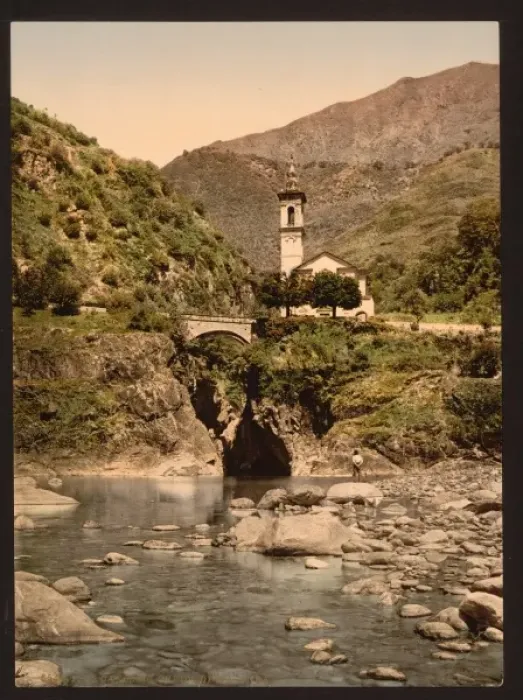 Framed Print : Canobbia (i. e. Cannobio), Lake Maggiore, Italy Framed Print : Canobbia (i. e. Cannobio), Lake Maggiore, Italy