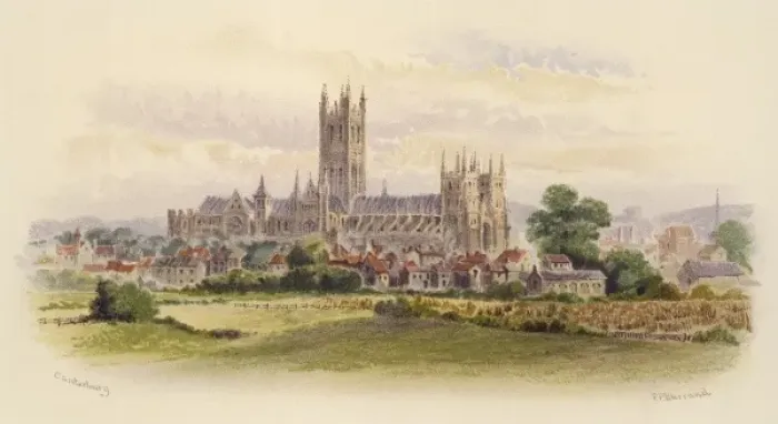 Framed Print : Canterbury Cathedral / 87 Framed Print : Canterbury Cathedral / 87