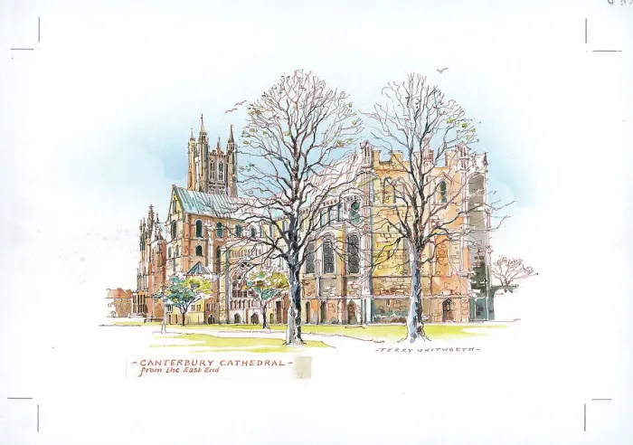 Framed Print : Canterbury Cathedral from the East End Framed Print : Canterbury Cathedral from the East End