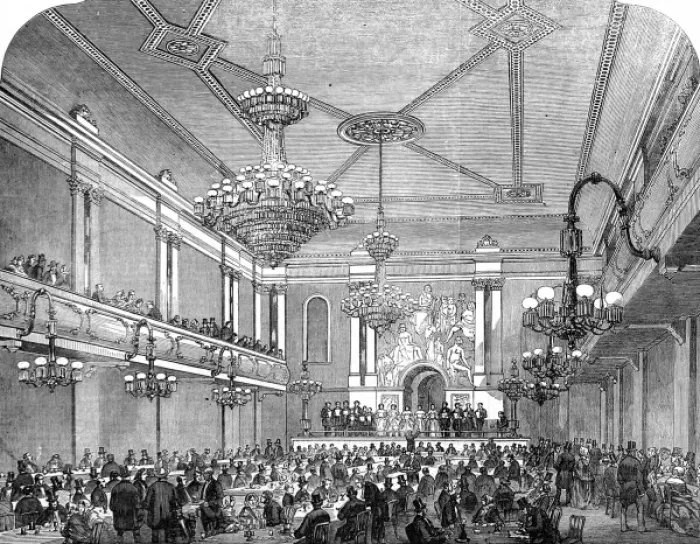 Framed Print : Canterbury Hall, Lambeth, 1856 Framed Print : Canterbury Hall, Lambeth, 1856