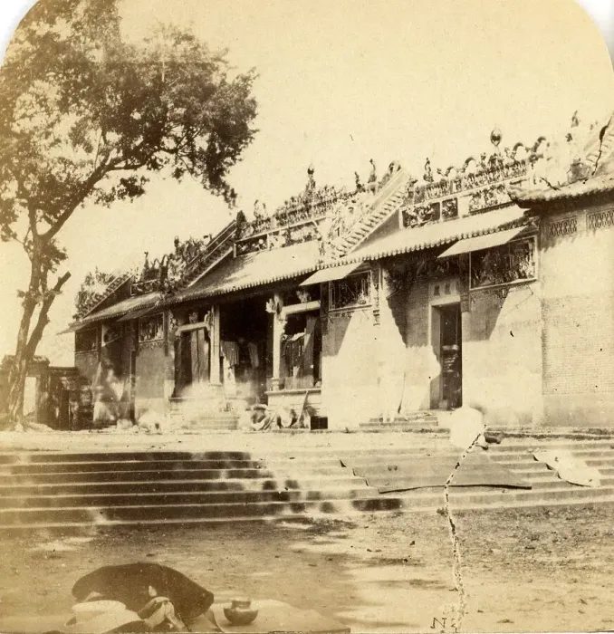 Framed Print : Canton. Joss House, Perspective View Framed Print : Canton. Joss House, Perspective View