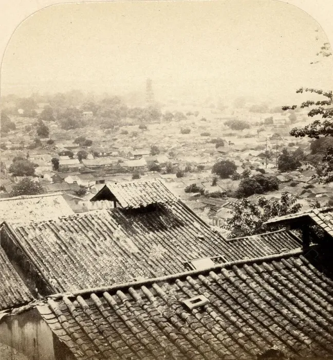 Framed Print : Canton. Panorama of Canton, taken from Magazine Hill Framed Print : Canton. Panorama of Canton, taken from Magazine Hill