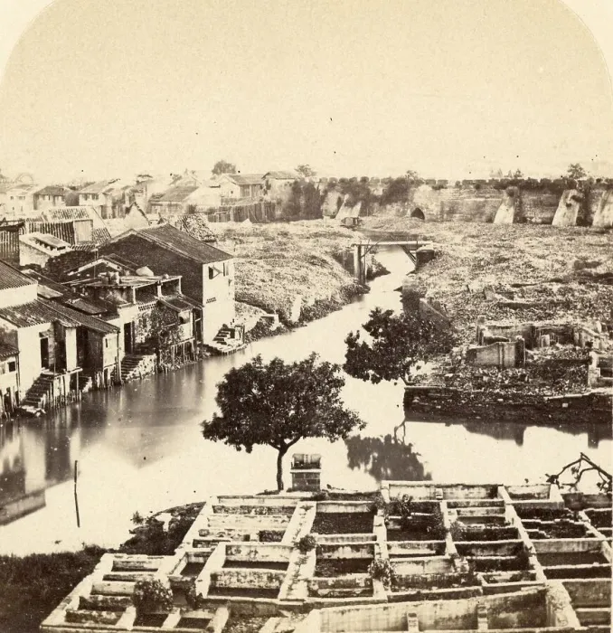 Framed Print : Canton. View taken from the Walls on the West Side Framed Print : Canton. View taken from the Walls on the West Side