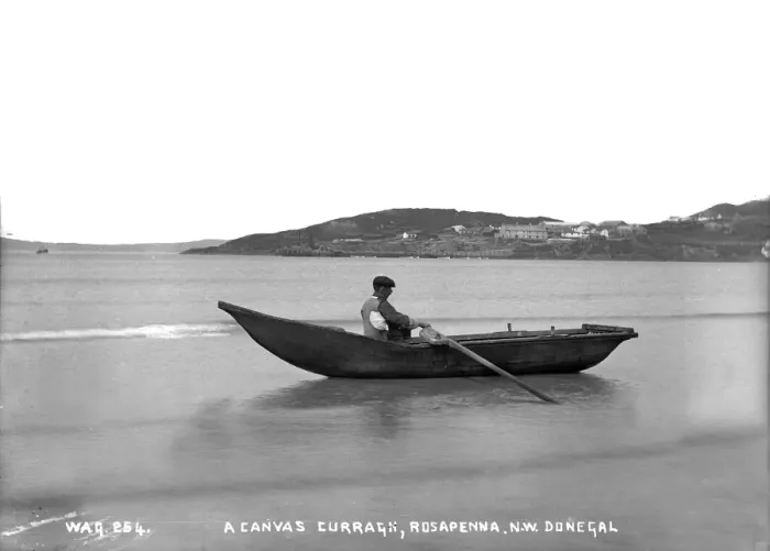 Framed Print : A Canvas Curragh, Rosapenna, NW Donegall Framed Print : A Canvas Curragh, Rosapenna, NW Donegall