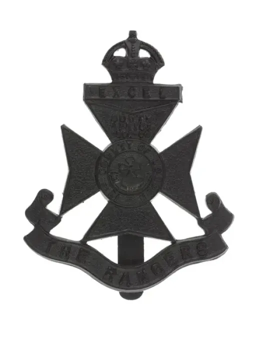 Framed Print : One of two cap badges associated with L / Cpl J R Dixon Framed Print : One of two cap badges associated with L / Cpl J R Dixon