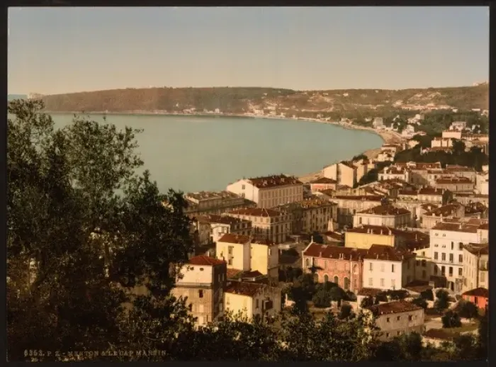Framed Print : And Cape Martin, Mentone, Riviera Framed Print : And Cape Martin, Mentone, Riviera