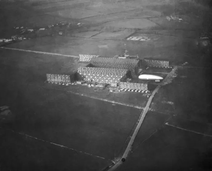 Framed Print : Capel Airship Base and Hangar Framed Print : Capel Airship Base and Hangar