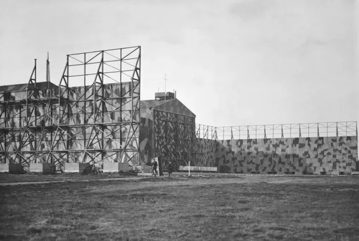 Framed Print : Capel Airship Hangar Framed Print : Capel Airship Hangar