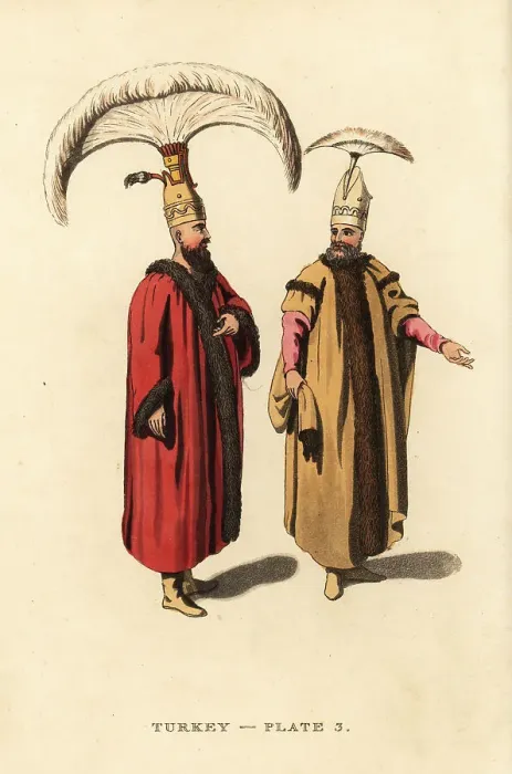 Framed Print : Capidji Bachi, Officers of the Grand Signior Framed Print : Capidji Bachi, Officers of the Grand Signior