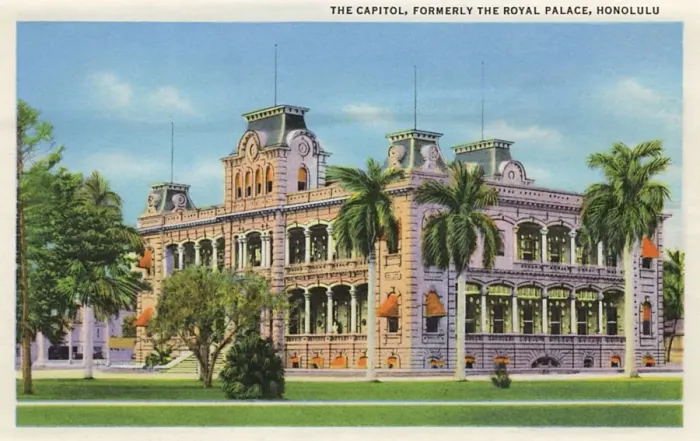 Framed Print : The Capitol (Royal Palace), Honolulu, Hawaii, USA Framed Print : The Capitol (Royal Palace), Honolulu, Hawaii, USA