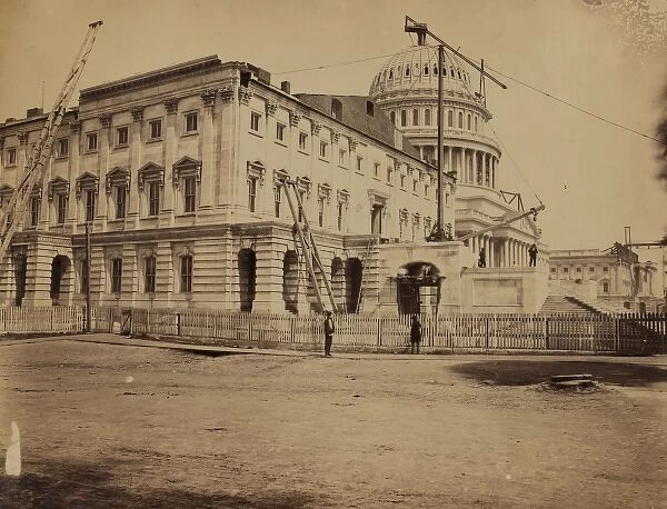 Capitol, Washington, DC, south-east view, July, 1863