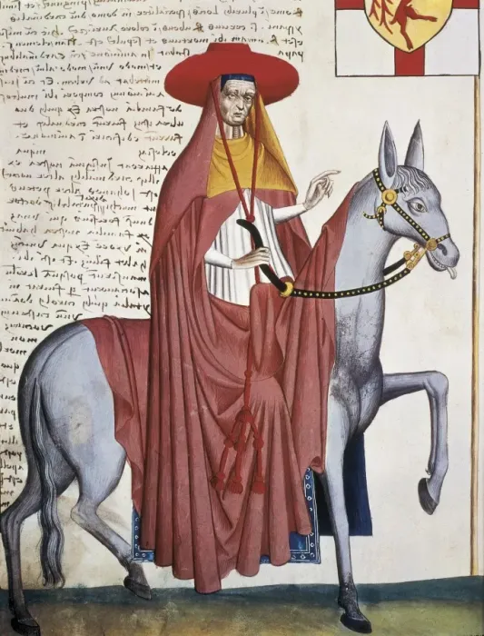 Framed Print : Capodilista Codex. 1434. Clergyman. Miniature Framed Print : Capodilista Codex. 1434. Clergyman. Miniature