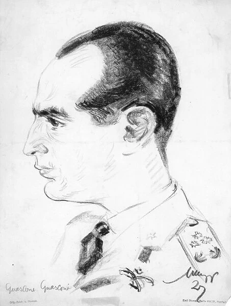 Capt Guascone Guasconi drawn by Emil Stumpp