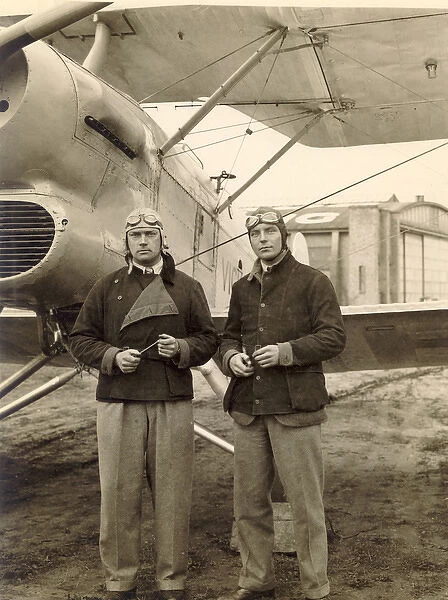 Capt Neville Stack and J P Chaplin