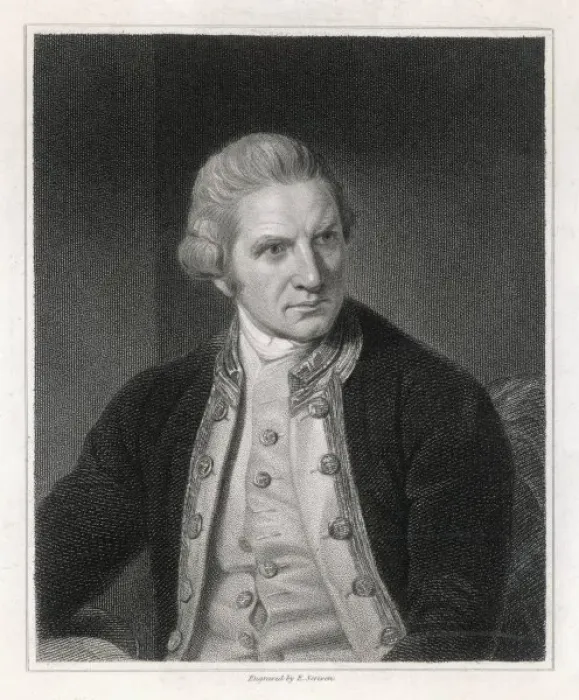 Framed Print : Captain Cook / Scriven Framed Print : Captain Cook / Scriven