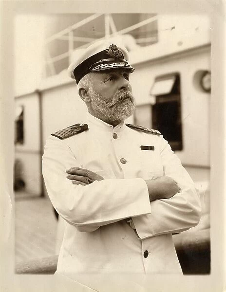 Captain Edward J. Smith on board RMS Olympic
