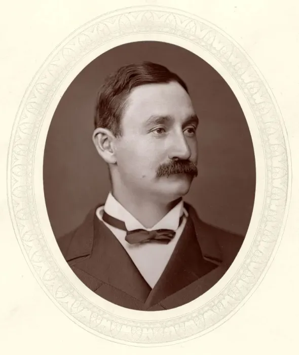 Framed Print : Captain Frederick Gustavus Burnaby, 1842-1885, balloonist Framed Print : Captain Frederick Gustavus Burnaby, 1842-1885, balloonist