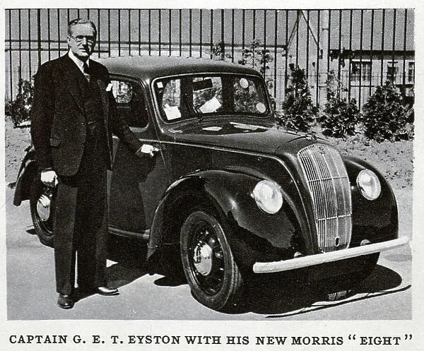 Captain George E. T. Eyston and car