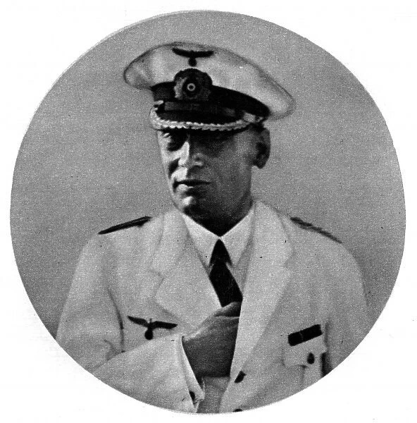 Captain Hans Langsdorff of the Admiral Graf Spee