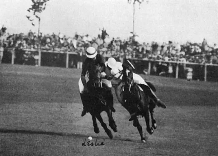 Framed Print : Captain Leslie Cheape playing polo against America, 1914 Framed Print : Captain Leslie Cheape playing polo against America, 1914