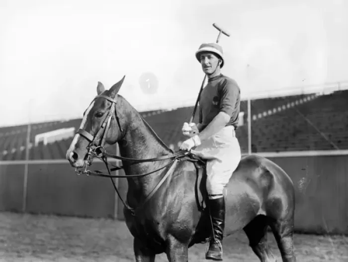 Framed Print : Captain Leslie Cheape, polo player Framed Print : Captain Leslie Cheape, polo player