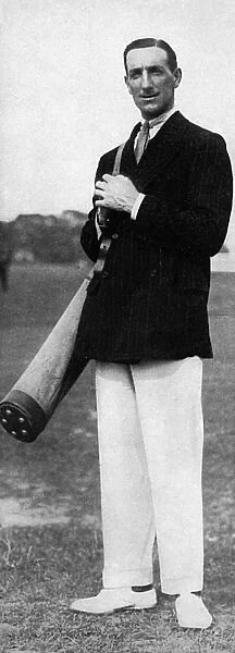 Captain Leslie Cheape, polo player, on the golf links, 1914